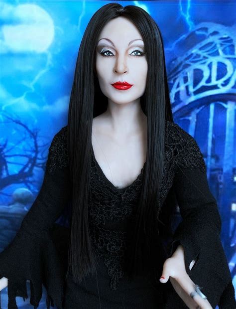 Morticia Addams Anjelica Huston Doll From The Film The Addams