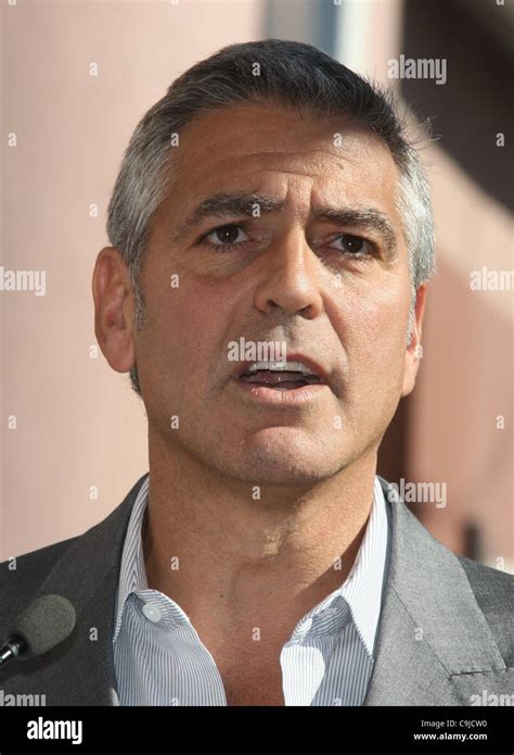 George Clooney John Wells Honored With A Star On The Hollywood Walk Of