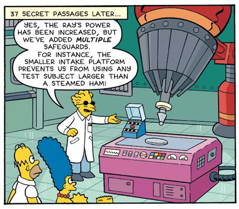 Steamed Hams reference in the final issue of Simpsons Comics (2018 ...