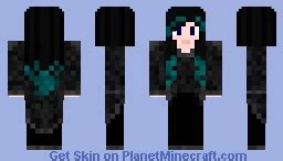 Gothic Trench Coat Girl Minecraft Skin