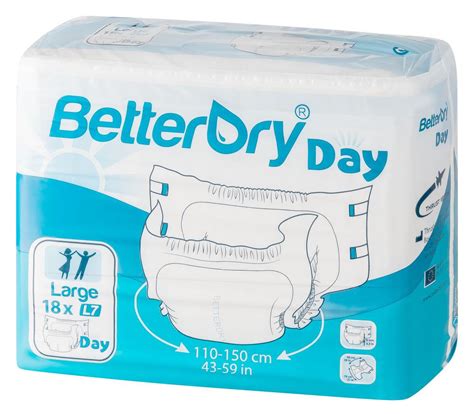 Betterdry Windeln Mit Folie Tagwindeln Größe Large Für Erwachsene