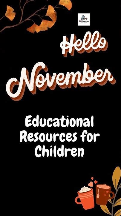 Happy November Friends October Education Homeschoollearning Youtube