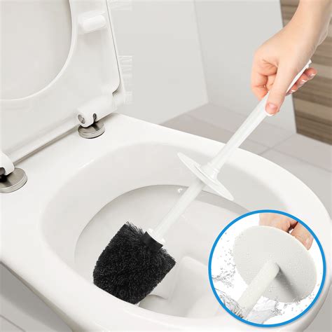 Modern Toilet Bowl Brush Holder Set With 2 Pack Hamitor