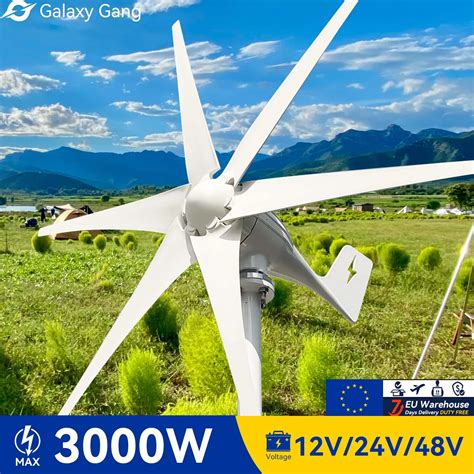 Galaxy Gang 6 Blades Windmills Wind Turbine Generator Free Energy China