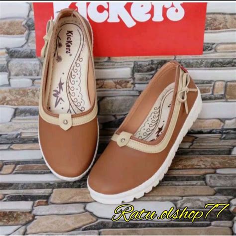 Jual Sepatu Kickers Wanita Slip On Terbaru Bigsize Jumbo Ukuran Besar