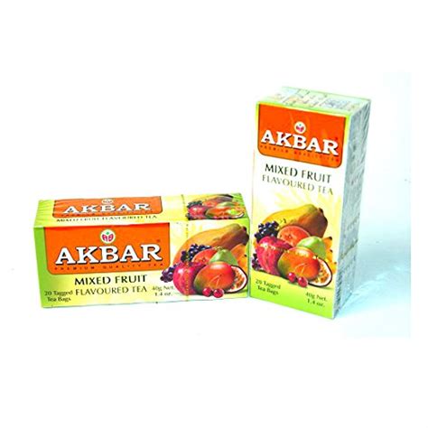 Akbar Mixed Fruit Flavoured Tea 20 Teabags 40g