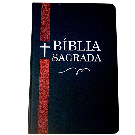 Biblia Sagrada Capa Luxo Preta Masculina Premium Rc Shopee Brasil