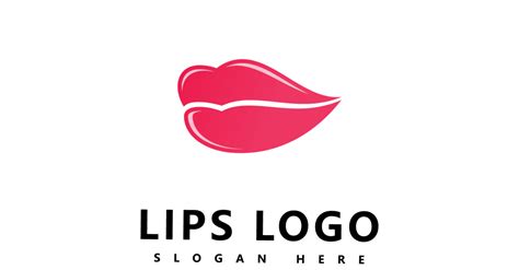 Lips Logo Beauty Sexy Lips Vector Illustration V9