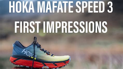 Hoka One One Mafate Speed 3 First Look Impressions Rmk Outdoors