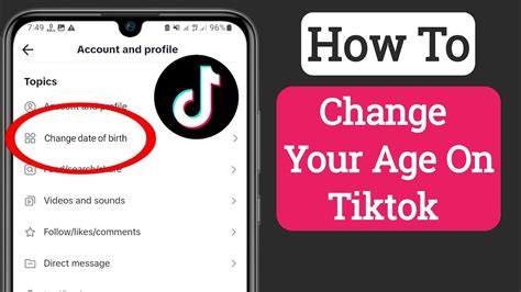 New Update How To Change Your Age On Tiktok How To Change