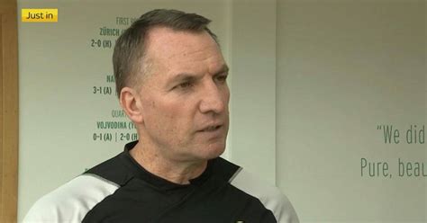 Brendan Rodgers Explains Celtic Tactical Tutorial With Press As Boss