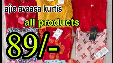 Ajio Offers Today Big Bold Sale Avaasa Kurtis All Products St 89 Only