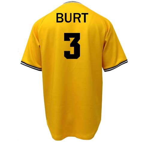 Iowa Hawkeyes Baseball Burt Gold #3 Jersey