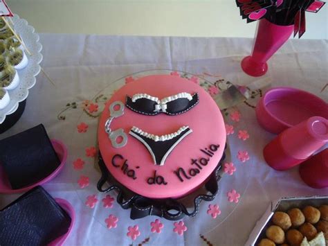 Ateliê da Festinha Festa Pronta Chá de lingerie Pink e Preto