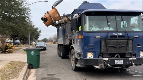 Austins Blue Autocar Acx Heil Python Garbage Truck Youtube