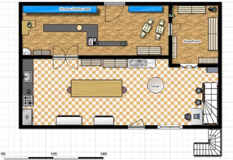 Floor Plans Of Cockaigne Bakery And Edmund S Upstairs Apartment Let