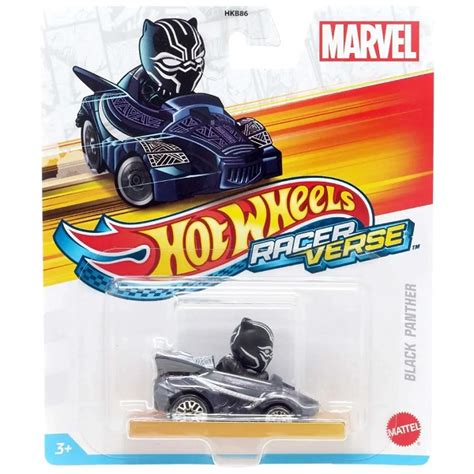 Hot Wheels Race Verse Marvel gyűjthető kisautó Black Panther Gyerekajándék