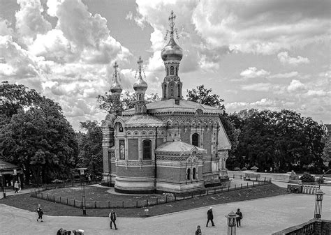 Darmstadt Russisch Orthodoxe Kirche Auf Der Mathildenh He Johann