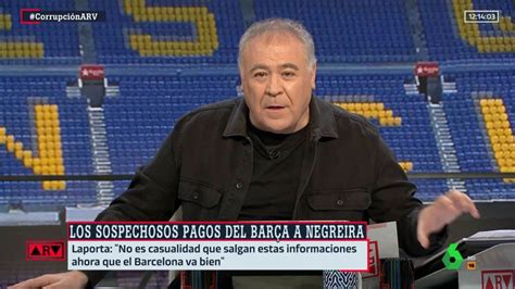 Ferreras da el nombre del árbitro Negreira decía al Barça que tenia