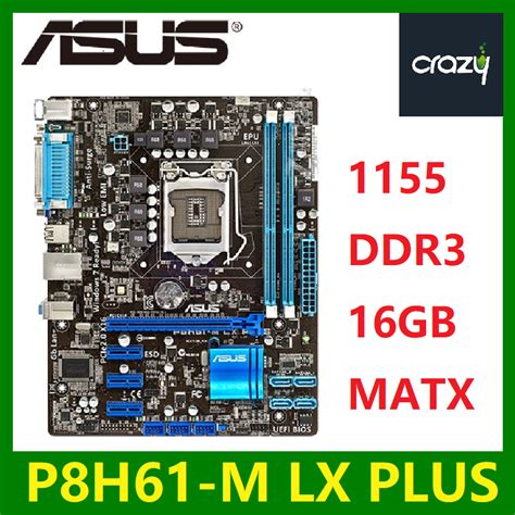 Asus P H M Lx Plus Original Asus P H Usb Pc Socket Lga