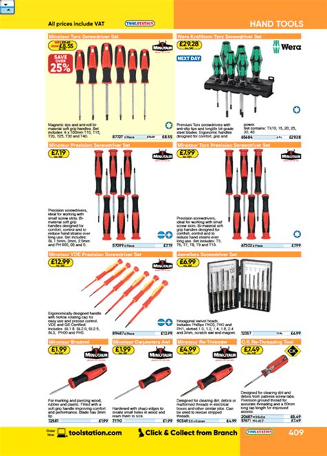 Minotaur Torx Precision Screwdriver Set 6 Piece Toolstation