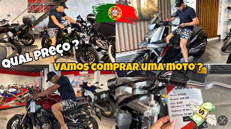 FOMOS EM UMA LOJA DE MOTOS AQUI EM Portugal YouTube