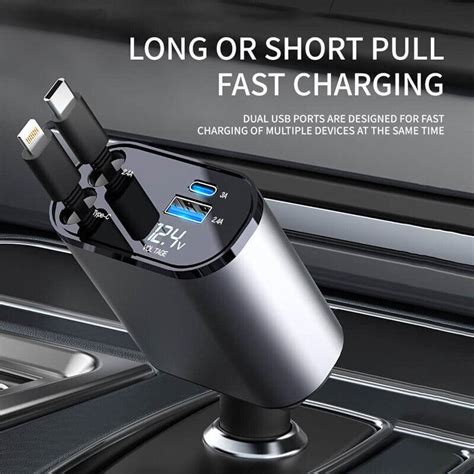 [BLACK FRIDAY OFFER] Fast Charge 4-in-1 Car Charger - Fast Charge Ciga – Techtreasure