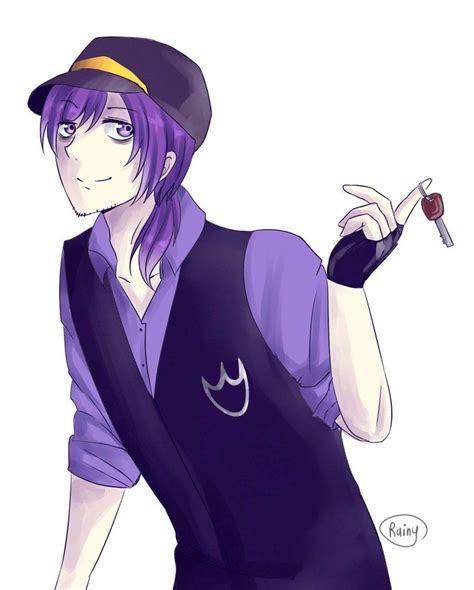 Purple Guy By Rainyshio Fnaf Fnaf Drawings Vincent Fnaf