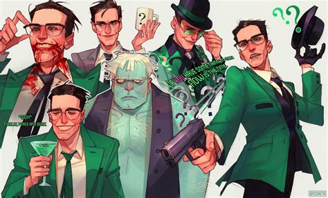 Penguin And Riddler Batman Riddler Gotham Batman Batman Art Marvel