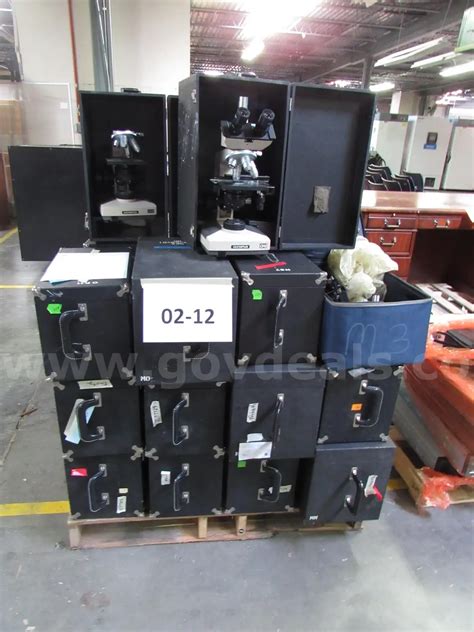 02-12 Lot of Microscopes/ Parts | GovDeals
