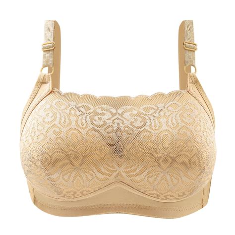 Caicj Lingerie For Women Plus Size Minimizer Unlined Wireless Bra