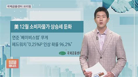 국제금융센터 하커 연은 총재 긴축 막바지 국면025p 인상 언급 Sbs Biz