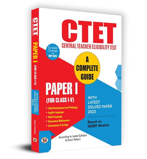 Buy Ctet Central Teacher Eligibility Test A Complete Guide Paper For