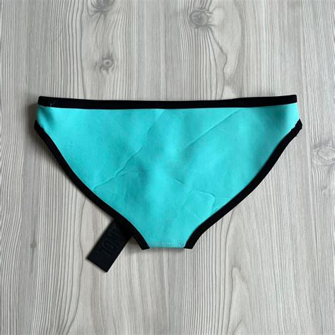 Iconic 2000s Traingl Bikini Bottom Deadstock Blue Depop