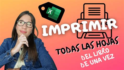 🖨️ ¿cómo Imprimir Todas Las Hojas De Un Libro Archivo De Excel De Una