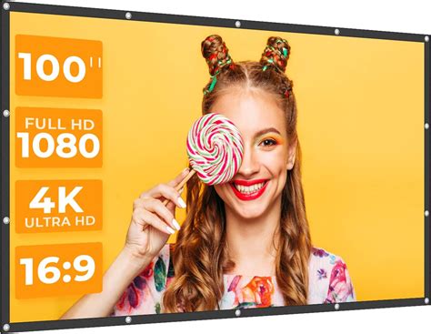 Amazon.com: Projector Screen 100 inch : Electronics