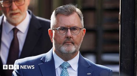 Jeffrey Donaldson Ex Mp Pleads Not Guilty To Sex Offence Charges Bbc