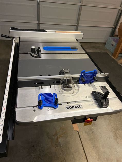 Kobalt Contractor Table Saw Fence Attaching Aux Fence To Kobalt Miter