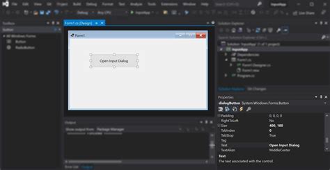 Winforms How To Create And Display An Input Dialog Box