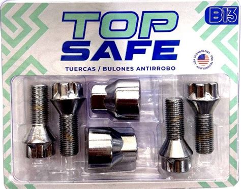 B Bulones Antirrobo Peugeot Citroen Top Safe Distriexpress