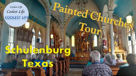 Church Painted Churches Schulenburg Texas FOUR 100 Year Old