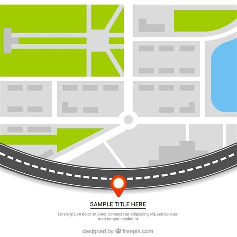 Blank City Street Maps Template