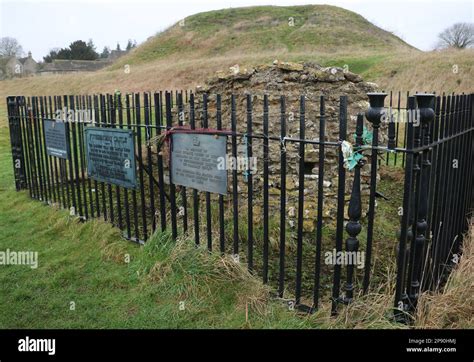 Site of Fotheringhay Castle in England Stock Photo - Alamy