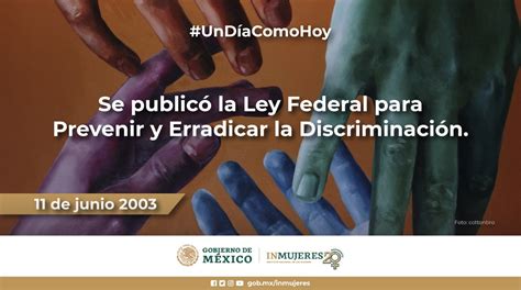 Inmujeres México on Twitter UnDíaComoHoy pero del 2003 Se publicó