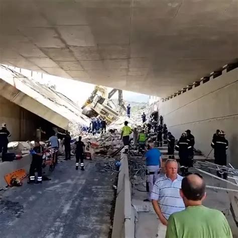 Tragedia en Grecia Derrumbe de puente en construcción deja al menos un