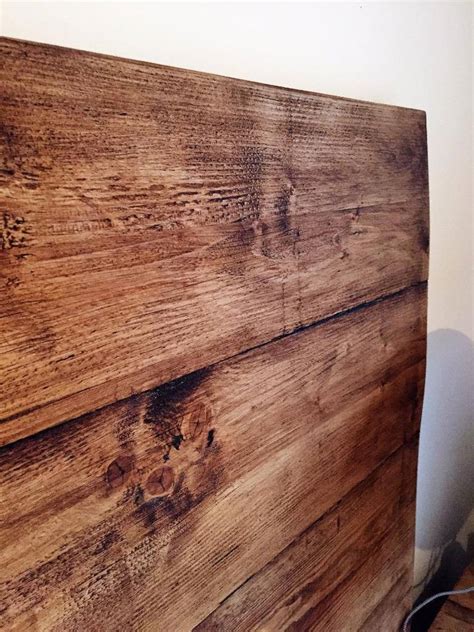 Rustic Reclaimed Wood Headboard Bed Bedroom Double King Queen Etsy