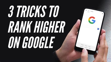 How To Rank Higher In Google Search Results Youtube