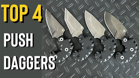 Best Push Dagger Knives For Edc And Self Defense Youtube