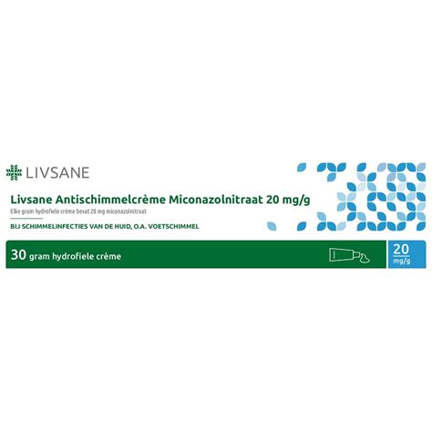 Livsane Antischimmelcreme Miconazolnitr Cr Mg G G Livsane