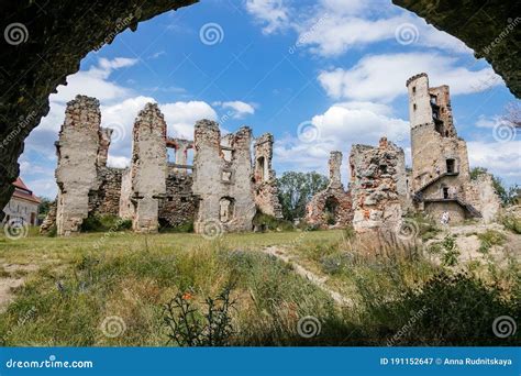 Ruins Of Gothic Fortress And Renaissance Castle Zviretice Bakov Nad